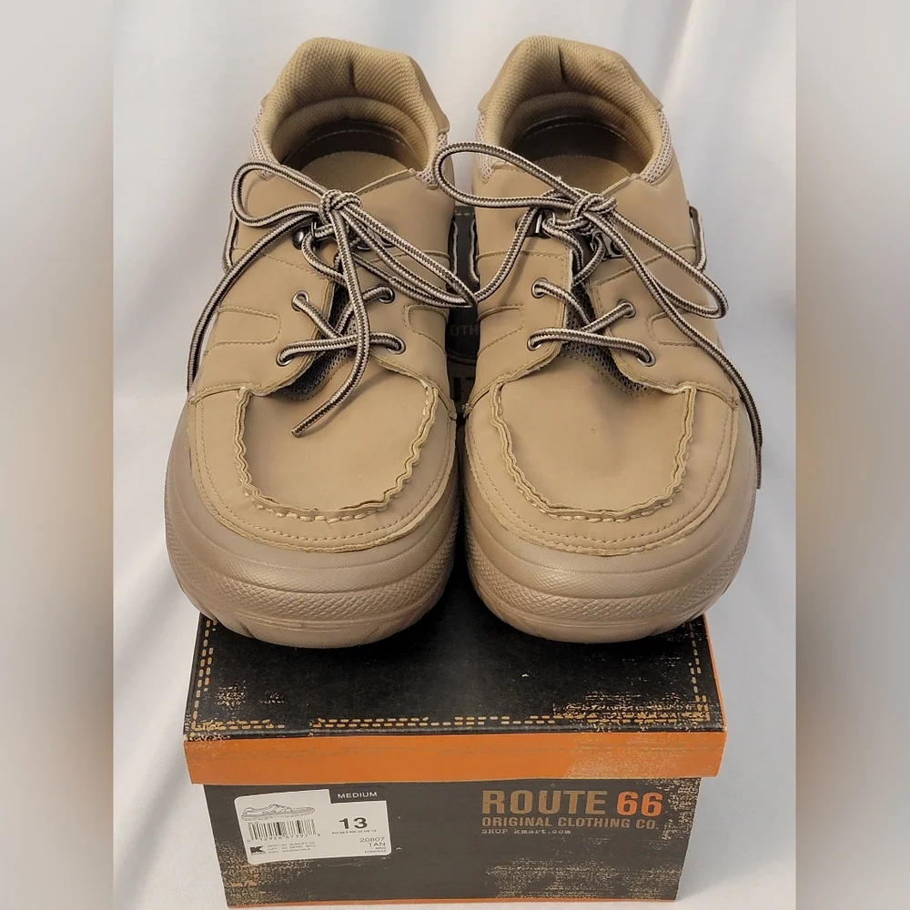 NWOT Route 66 Men's Boat Shoes Size 13